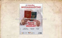 Suara Muhammadiyah  : Kapan Boleh Menikah